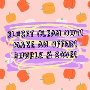 Make an offer! Bundle on multiple lovely items! Closet clean out!